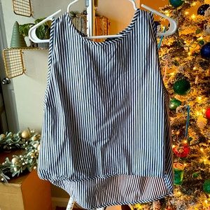 Madewell High/Low tank top